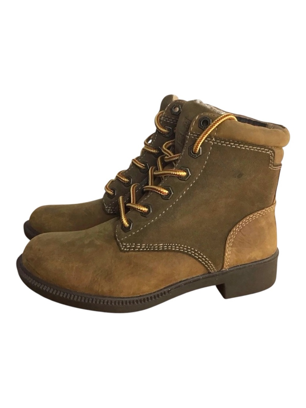 KODIAK leather lace up ankle boots brown size 5